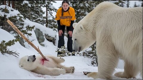 A rescue team saves a baby bear, giving it hope and a second chance at life.