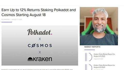 Buying & Staking Polkadot on Kraken - Great For Traders in the USA