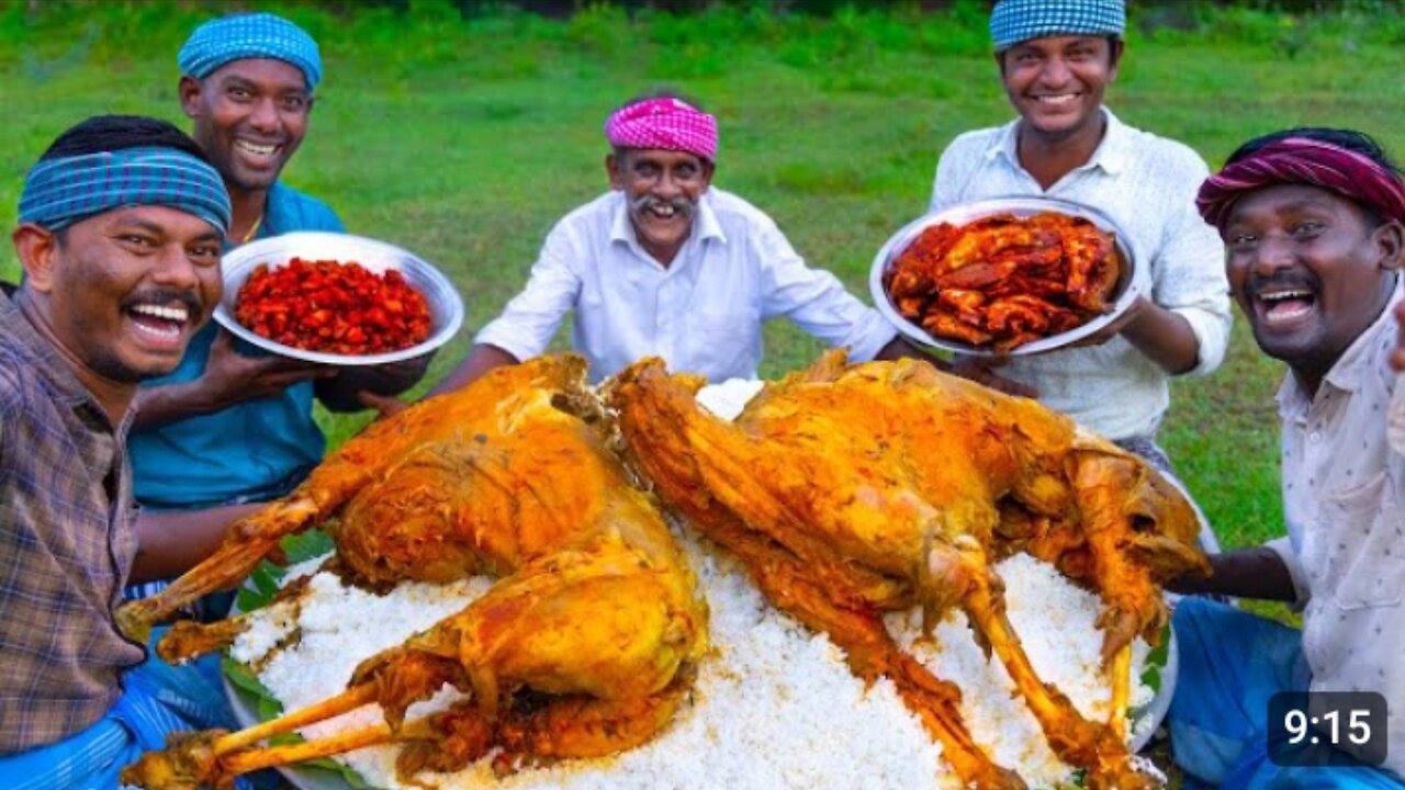 2_FULL_GOAT_MUTTON_GRAVY___Traditional_Mutton_Gravy_Recipe_Cooking_In_Village___Whole_Lamb_Recipe