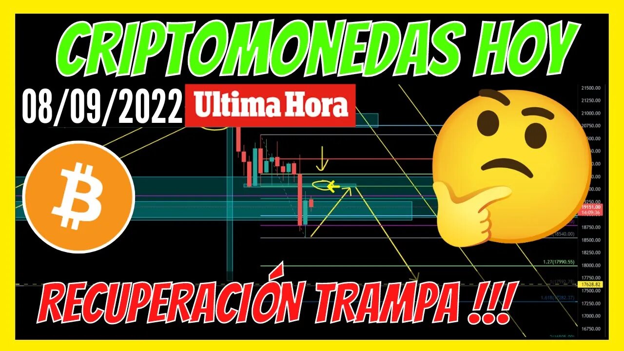 🔴ANÁLISIS CRIPTOMONEDAS HOY✅ESPERAMOS Esto para VENDER BTC😱Proyección Cripto