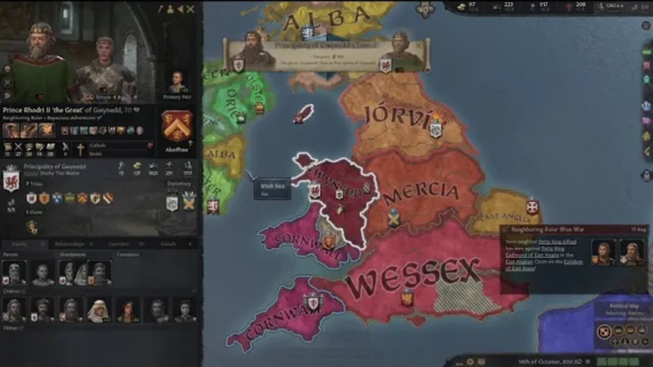 Poncho Villa Streams Crusader Kings 3 Multiplayer Petty King of Cornwall 2022-04-26