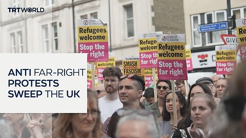 Anti Far-right protests are occurring across the UK