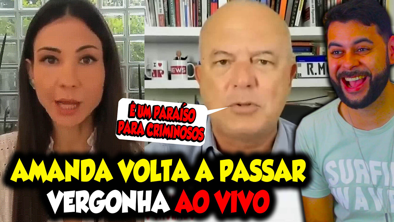 AMANDA VOLTA A PASSAR VERGONHA AO VIVO E TOMA ENQUADRO DE FORMA SURPREENDENTE