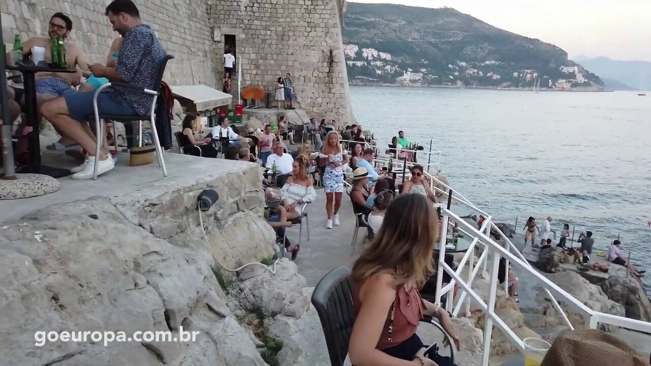 🇭🇷UM BAR PERFEITO PARA O FIM DA TARDE - Dubrovnik, Croácia | GoEuropa