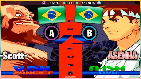 Street Fighter Alpha 3 (-Scott- Vs. ASENHA) [Brazil Vs. Brazil]