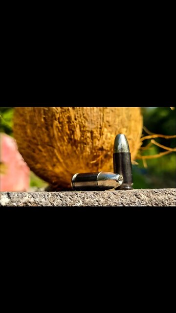 9mm for Self Defense? - Coconut Test #shorts