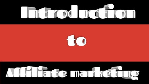 Introduction to affiliate marketing