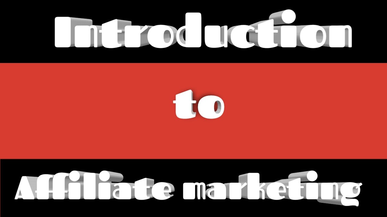 Introduction to affiliate marketing