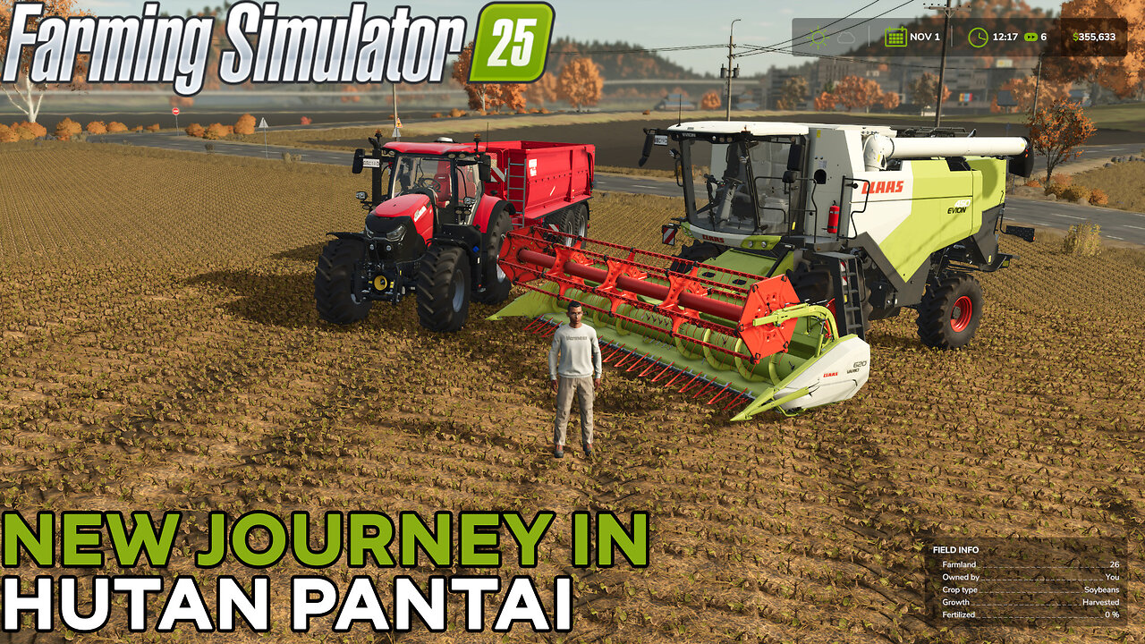 NEW JOURNEY OF FARMERS! FARMING SIMULATOR 25 day 1 timelapse