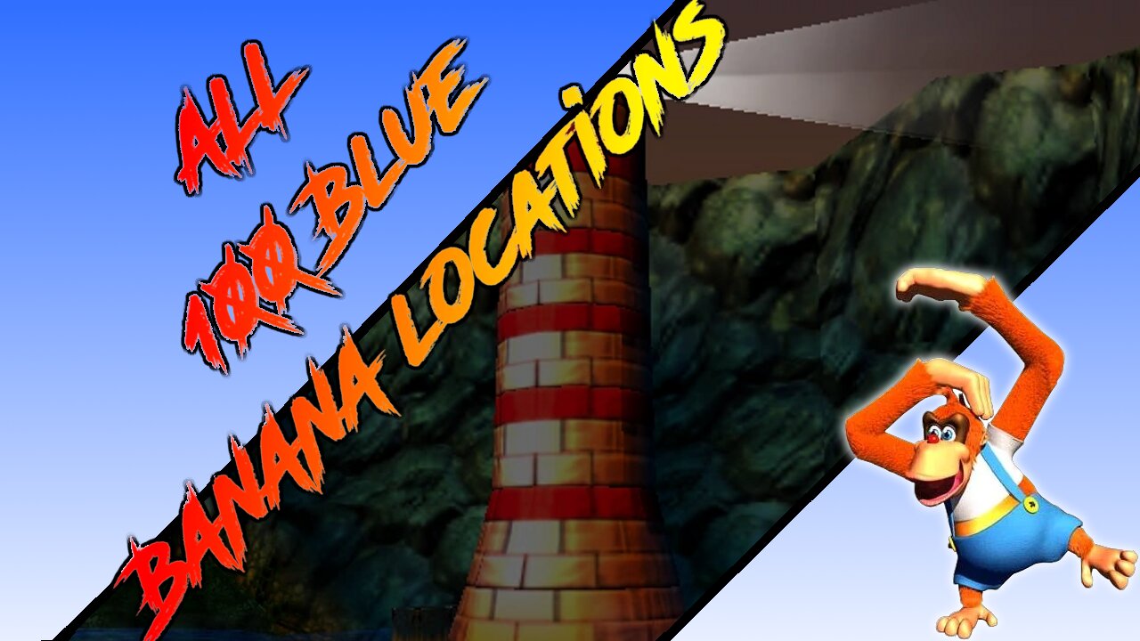 Donkey Kong 64 - Gloomy Galleon - Lanky Kong - All 100 Blue Banana Locations