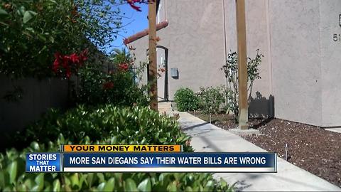 More San Diegans complain of high water bills