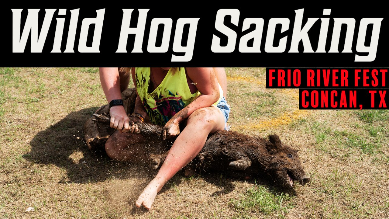 Frio River Fest Wild Hog Sacking