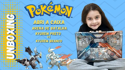 ABRI ARENA DE BATALHA KYUREM PRETO E KYUREM BRANCO / POKEMON TCG