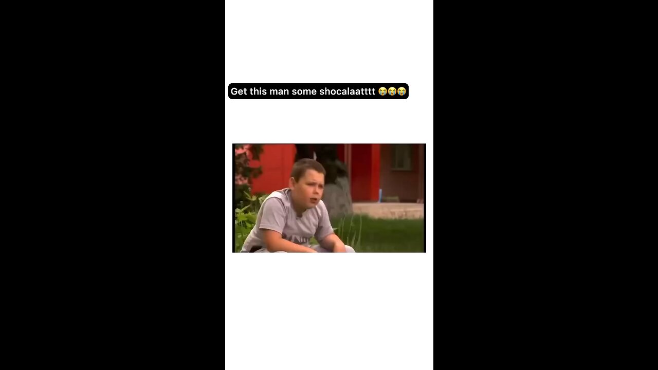 Get this man some shocalaatttt 🥲ðŸ˜
