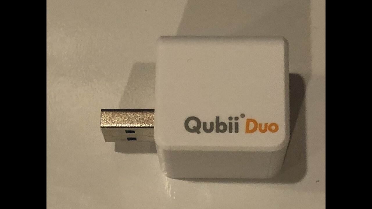 Part 01 of 02 Qubii Duo USB-A Backup Photos Pictures Videos micro SD iPhone iPad Android iOS Storage