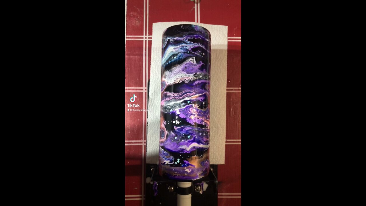 Purple galaxy