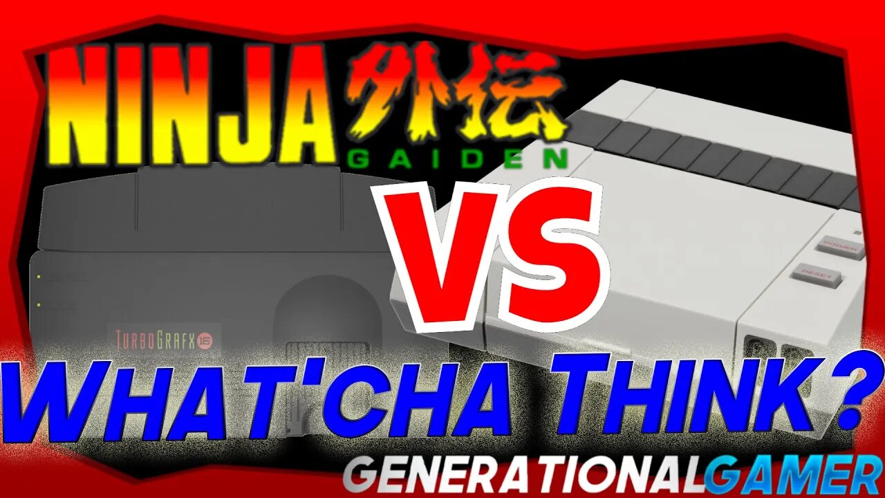 Ninja Gaiden (PC Engine/Turbografx 16 Mini) versus Ninja Gaiden (NES) -- What'cha Think?