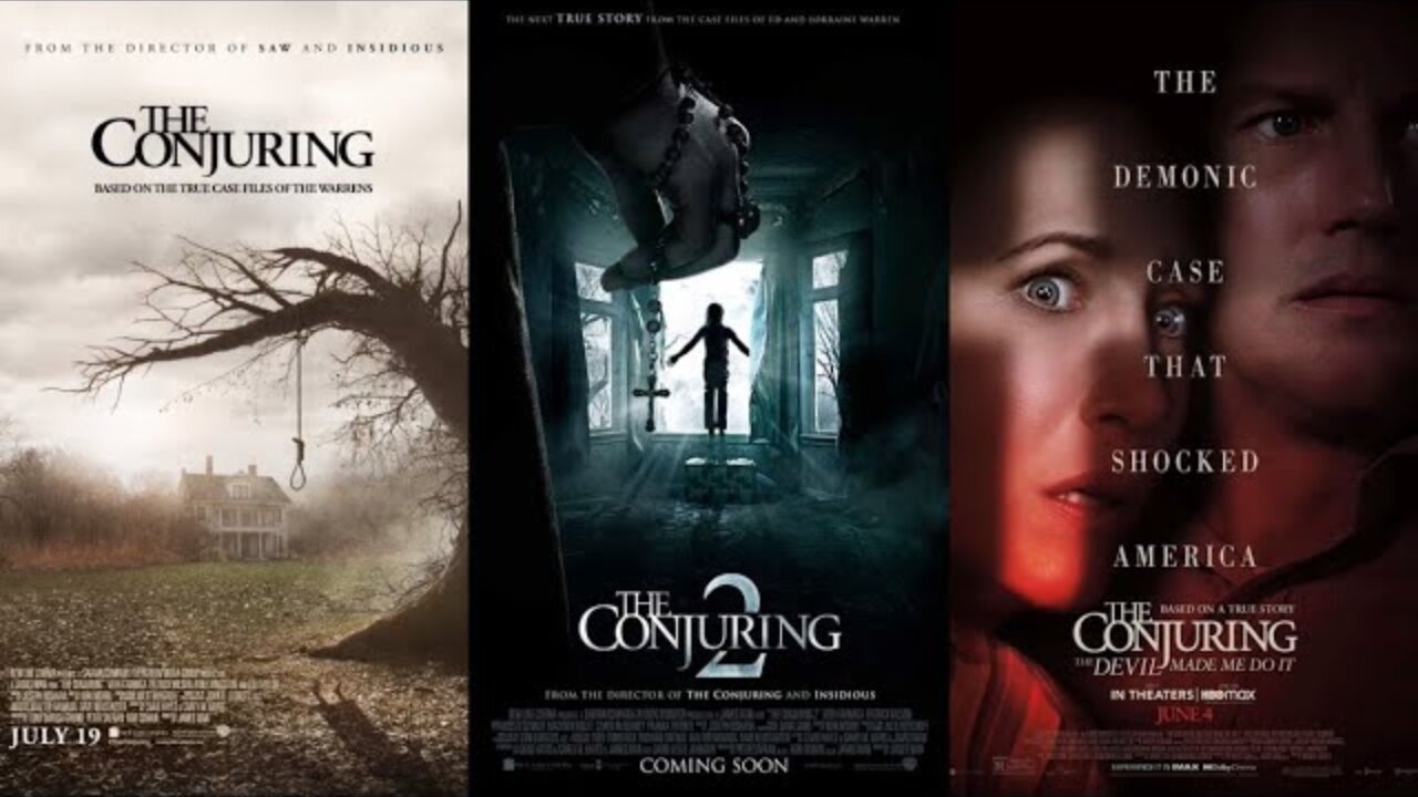 A Marathon of Jumpscares _ The Conjuring Trilogy _ LIVE Movie Reaction