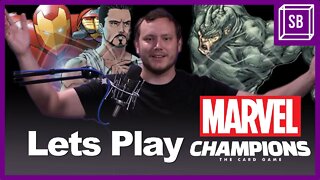 LET'S PLAY: Marvel Champions - Iron Man vs Rhino