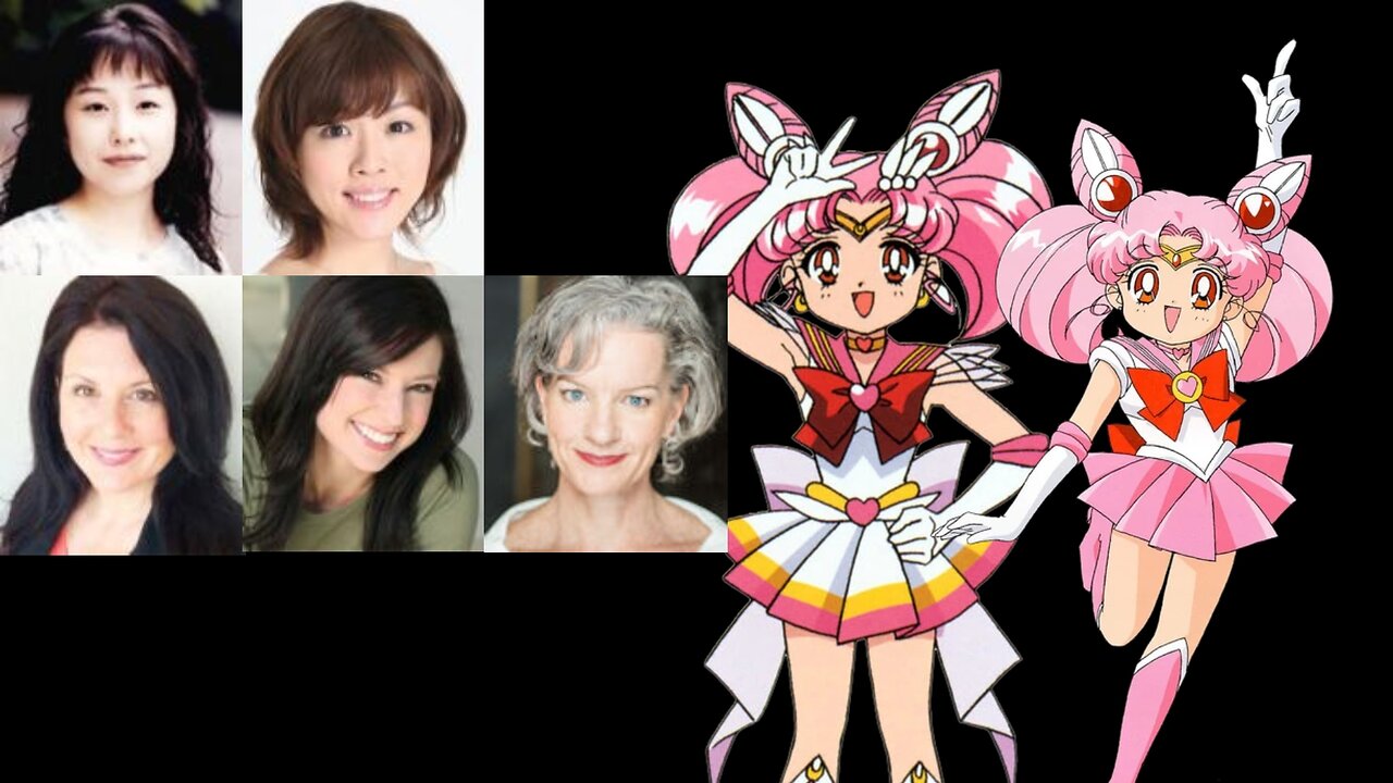 Anime Voice Comparison- Sailor Chibi-Moon / Chibi-Usa (Sailor Moon)