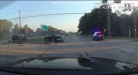 Police Chase Ends In Crash