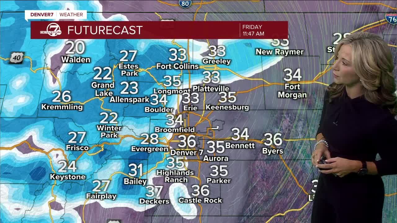 Some much-needed snow heading for the Denver metro area