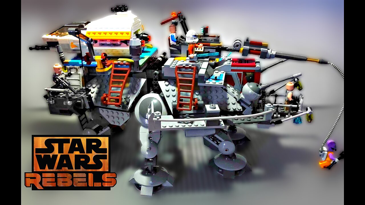 LEGO Star Wars Rebels - Captain Rex's AT-TE Walker (75157) - Set Review + Upgrade (2016)