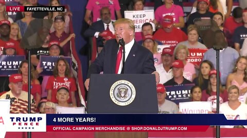 🔴👀🔴 President Trump in Fayetteville, NC