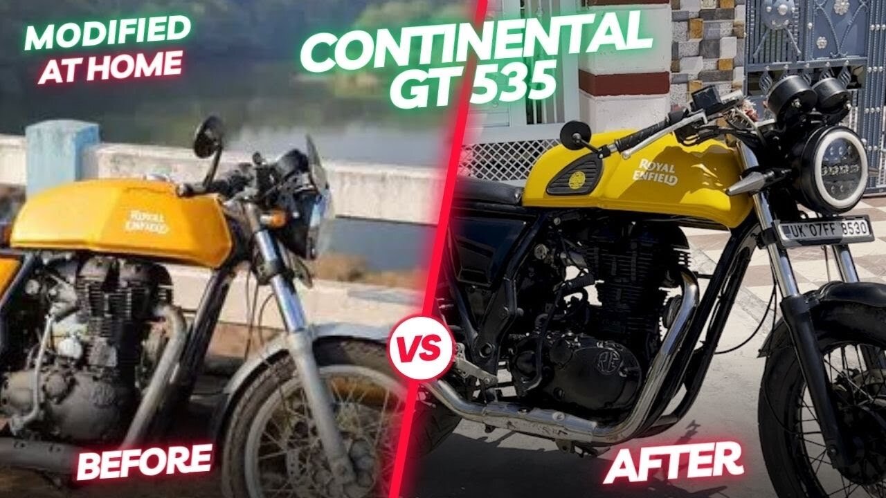 Modified At Home At Very Cheap Price 😱 | RE Continental GT 535