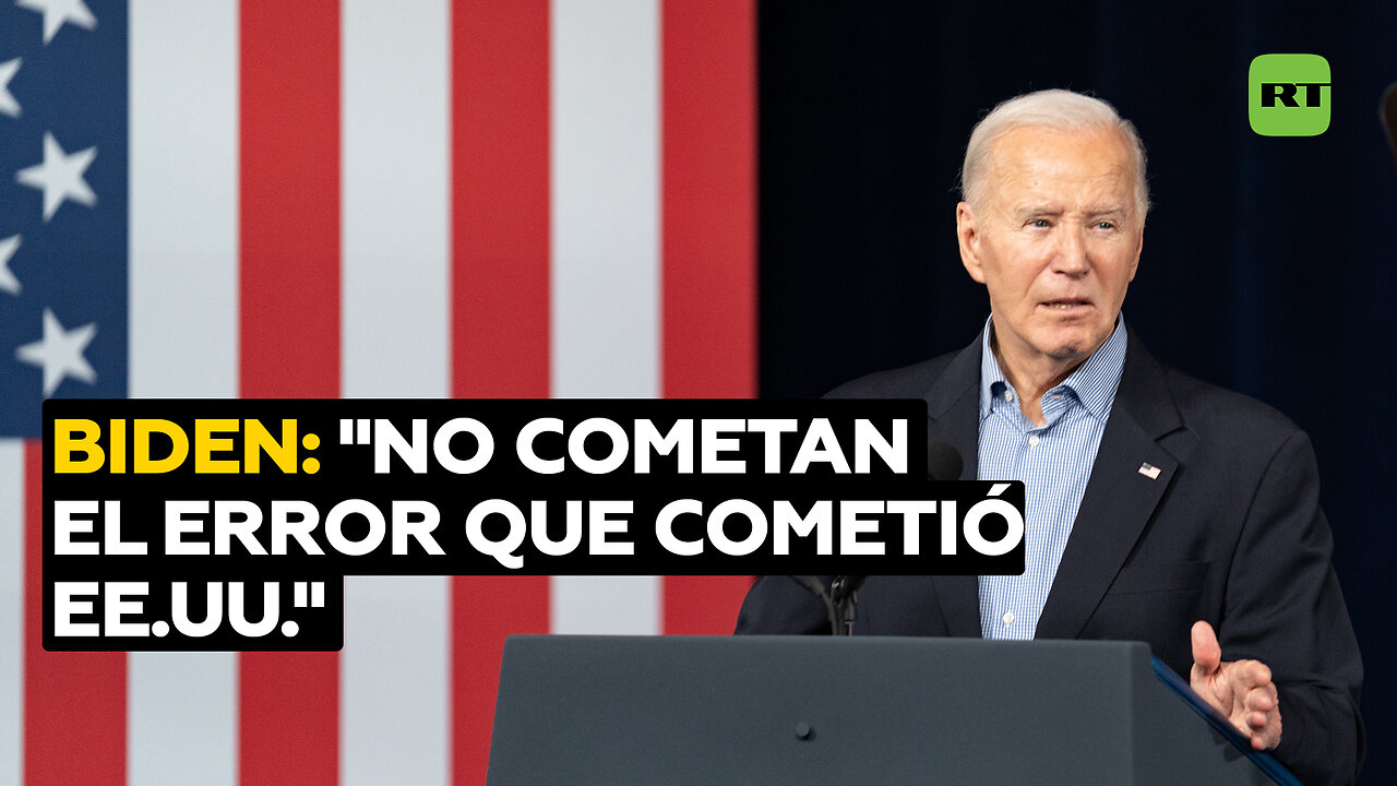 Biden: "No deberíamos haber ido a Ucrania… quiero decir, a Irak y Afganistán"