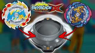 BEYBLADES GT na ARENA DYNAMITE BATTLE | Beyblade Burst GT | Testando a Arena Pro DB da Beys Store