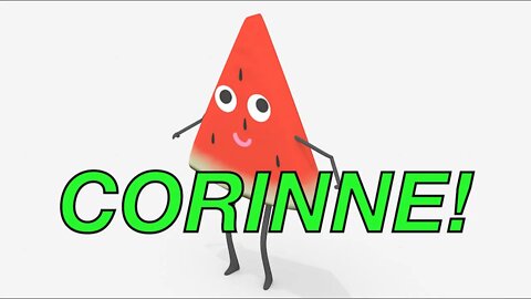 Happy Birthday CORINNE! - WATERMELON Birthday Song