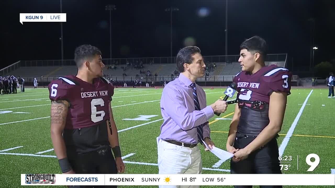 Desert View Jaguars talk to KGUN-TV