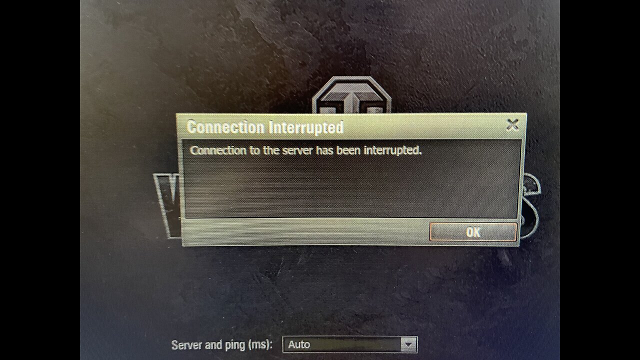 VK 36.01 H, Tier VI German Heavy, Mines map, connection interrupted.