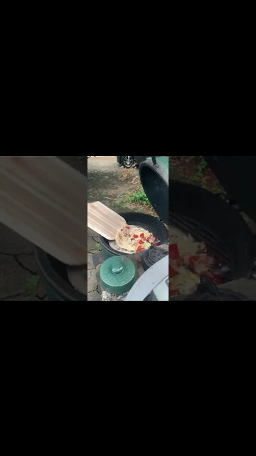 Pizza Sliding on Grill Fail! Mega Fails #Fails #Shorts