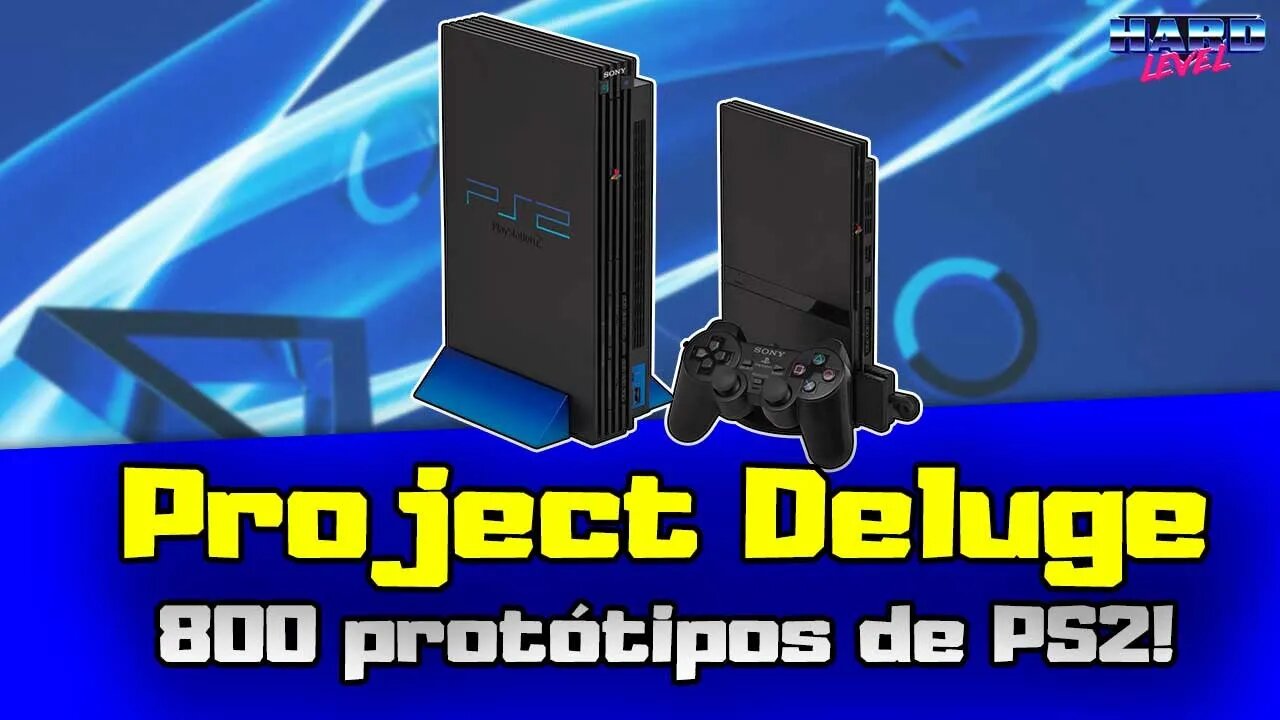 Project Deluge! 800 protótipos de PS2 para conhecer!