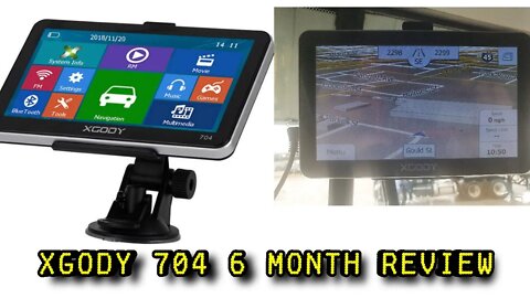 XGody 704 6 month review|Is it worth it?|TRUCKER BUDGET GPS