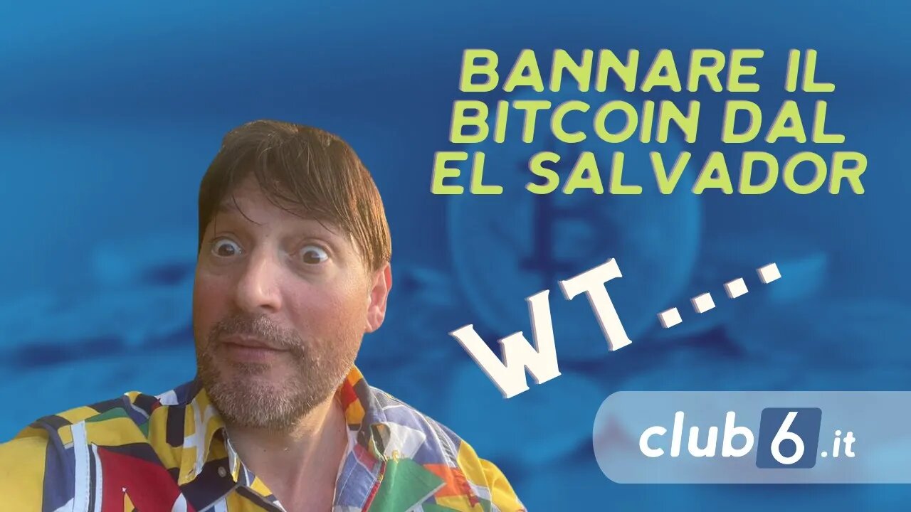 LA FMI VUOLE RIMUOVERE IL BITCOIN COME MONETA A CORSO LEGALE WTFICK.....MORRIS CRYPTO