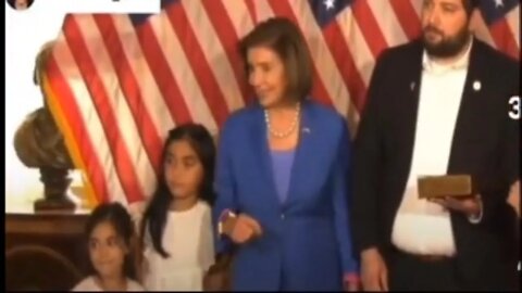 Nancy Pelosi intentionally shoved the daughter of Mayra Flores during her hystorical inauguration