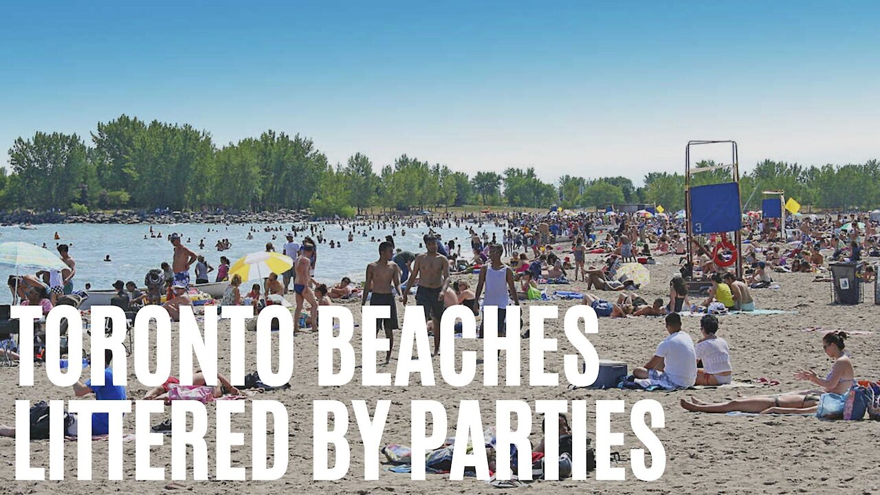 Toronto Beaches Were Slammed Over The Weekend & Trash Was Left Everywhere