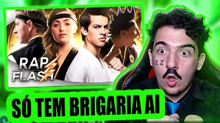 PASTOR REACT Rap do Cobra Kai (Especial 300K) - ACERTAR PRIMEIRO | Flash Beats (Prod.Sidney Scaccio)