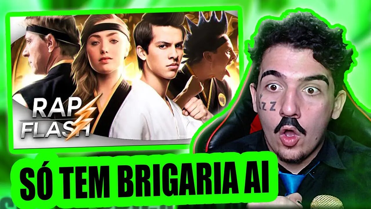 PASTOR REACT Rap do Cobra Kai (Especial 300K) - ACERTAR PRIMEIRO | Flash Beats (Prod.Sidney Scaccio)