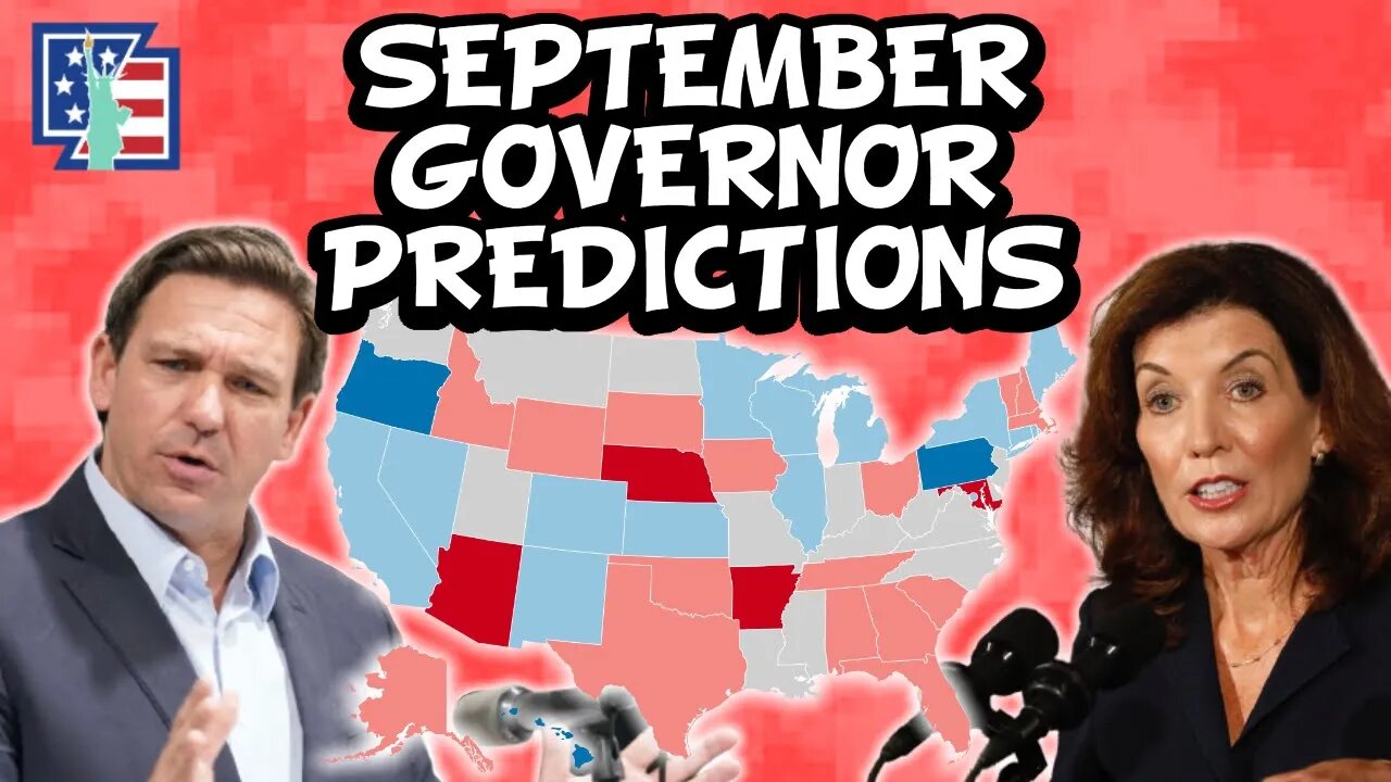 September Gubernatorial Prediction [9/4/2021]