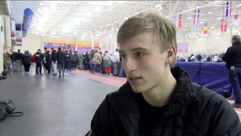 Local speedskater Jordan Stolz breaks four track records at Pettit Center