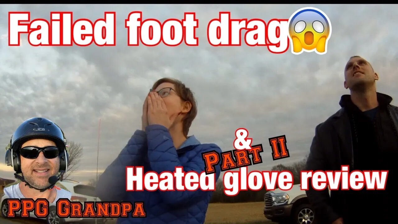 Part II of the heated gloves review and failed foot drag attempt...