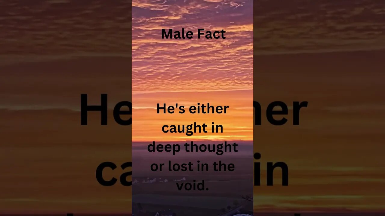 Male Facts