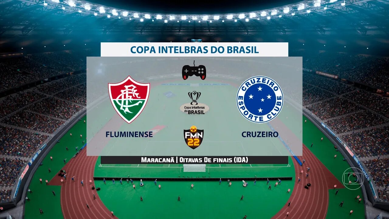 Copa Do brasil 2022 - Fluminense x Cruzeiro | Oitavas de finais (IDA) | FIFA 22 SIMULAÇÃO