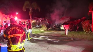 Fire engulfs mobile home in Riverview, kills 1 person: HCFR