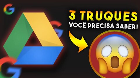 3 FUNÇÕES ÚTEIS do GOOGLE DRIVE que você PRECISA SABER