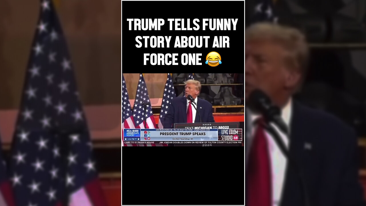 Donald Trump Tells A Funny Story About Air Force One